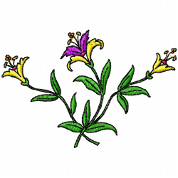 Flowers Embroidery Design 4
